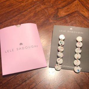 New Lele Sadoughi Earrings Circle Garland Earrings